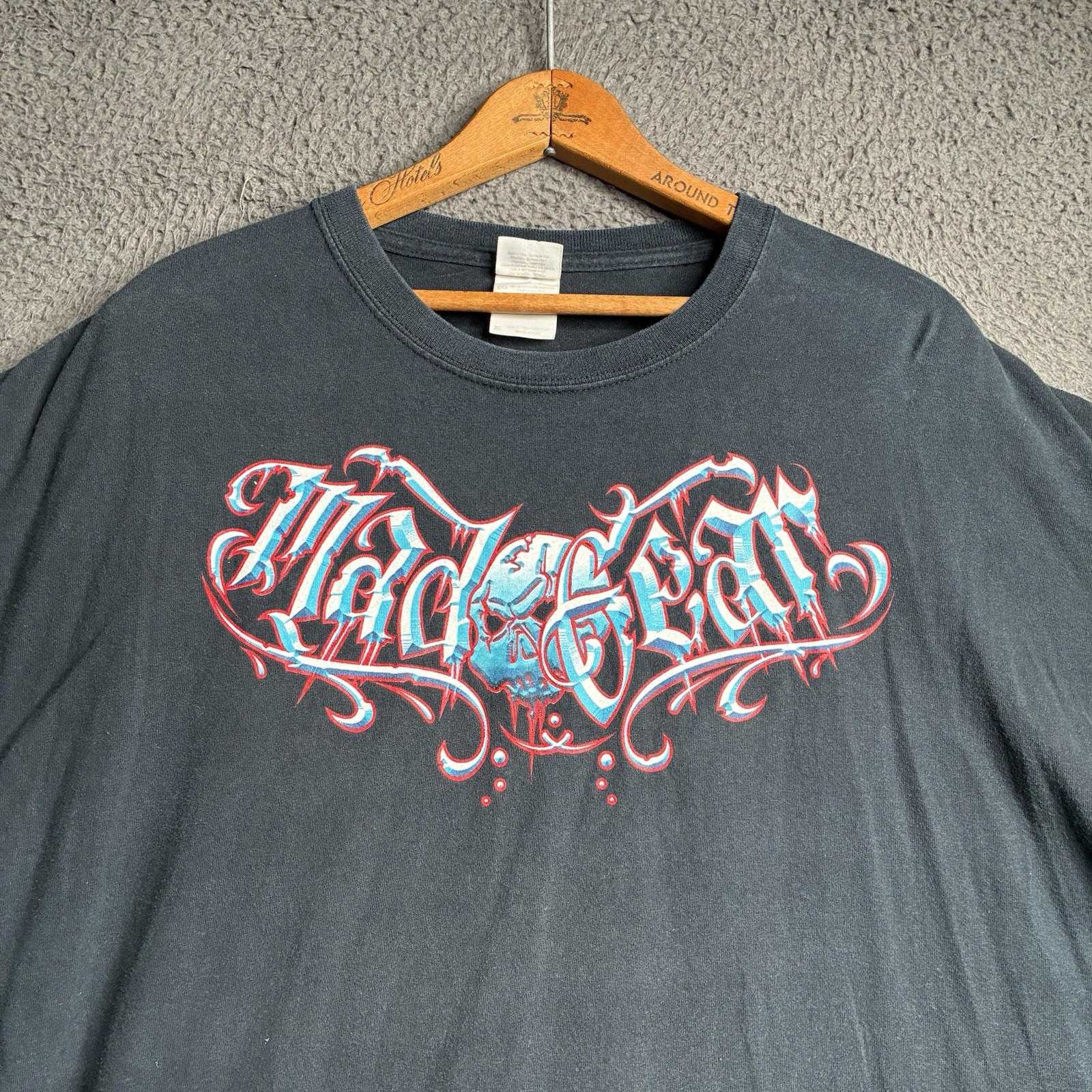 Vintage Y2K Cyber Skater Grunge Goth Emo Punk T-Shirt Mens XL MMA Tattoo gallery