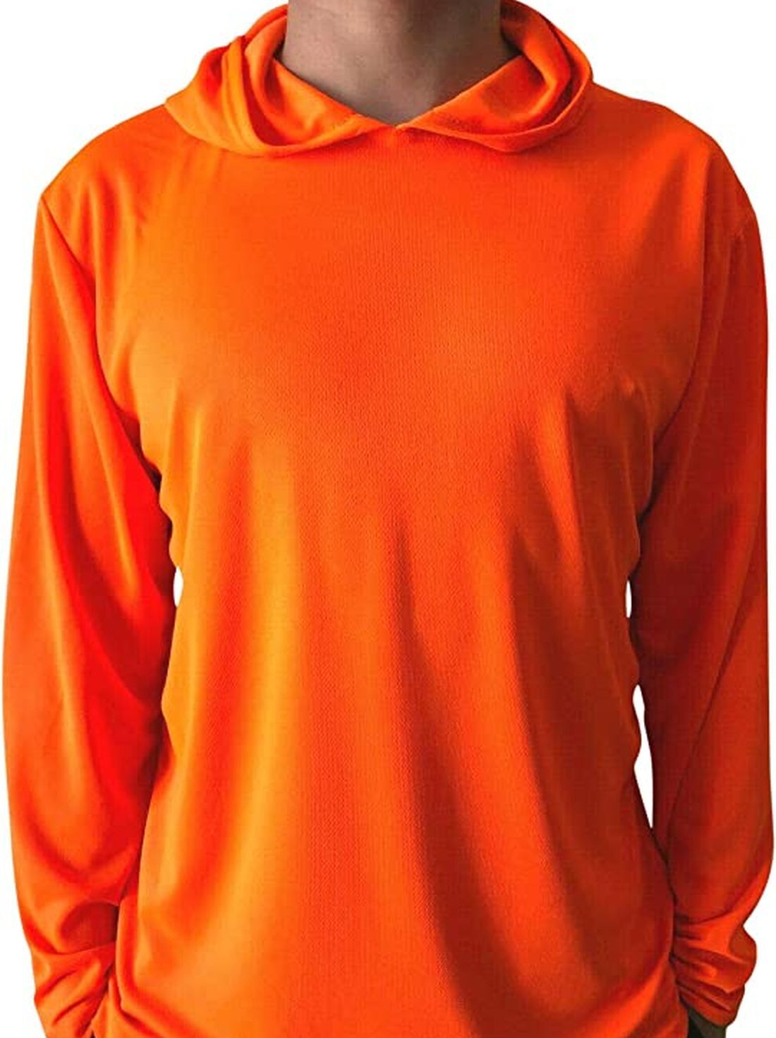 6 Pack Mens Hi Visibility Long Sleeve Hooded T-Shirt Hoodie Safety Wear SM-3X gallery