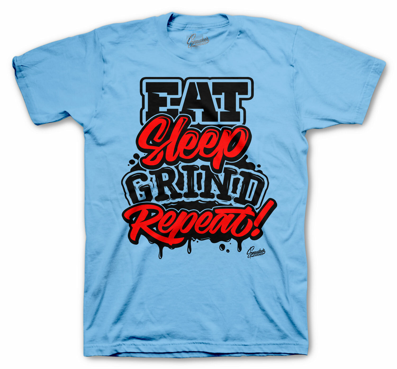 Shirt Match Jordan 4 University Blue Shoes – Daily Routine Tee