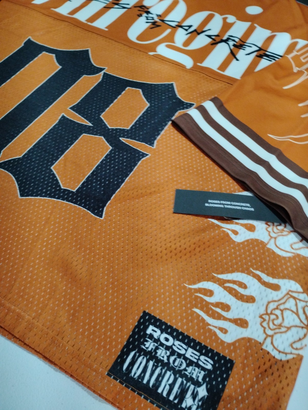 Civil Regime Orange Jersey Box Fit Style Brand New! Size 2XL gallery