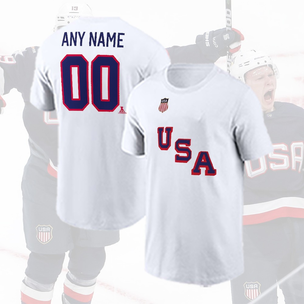HOT! US Hockey Team Custom Name and Number Personalized Fan Gear Edition gallery