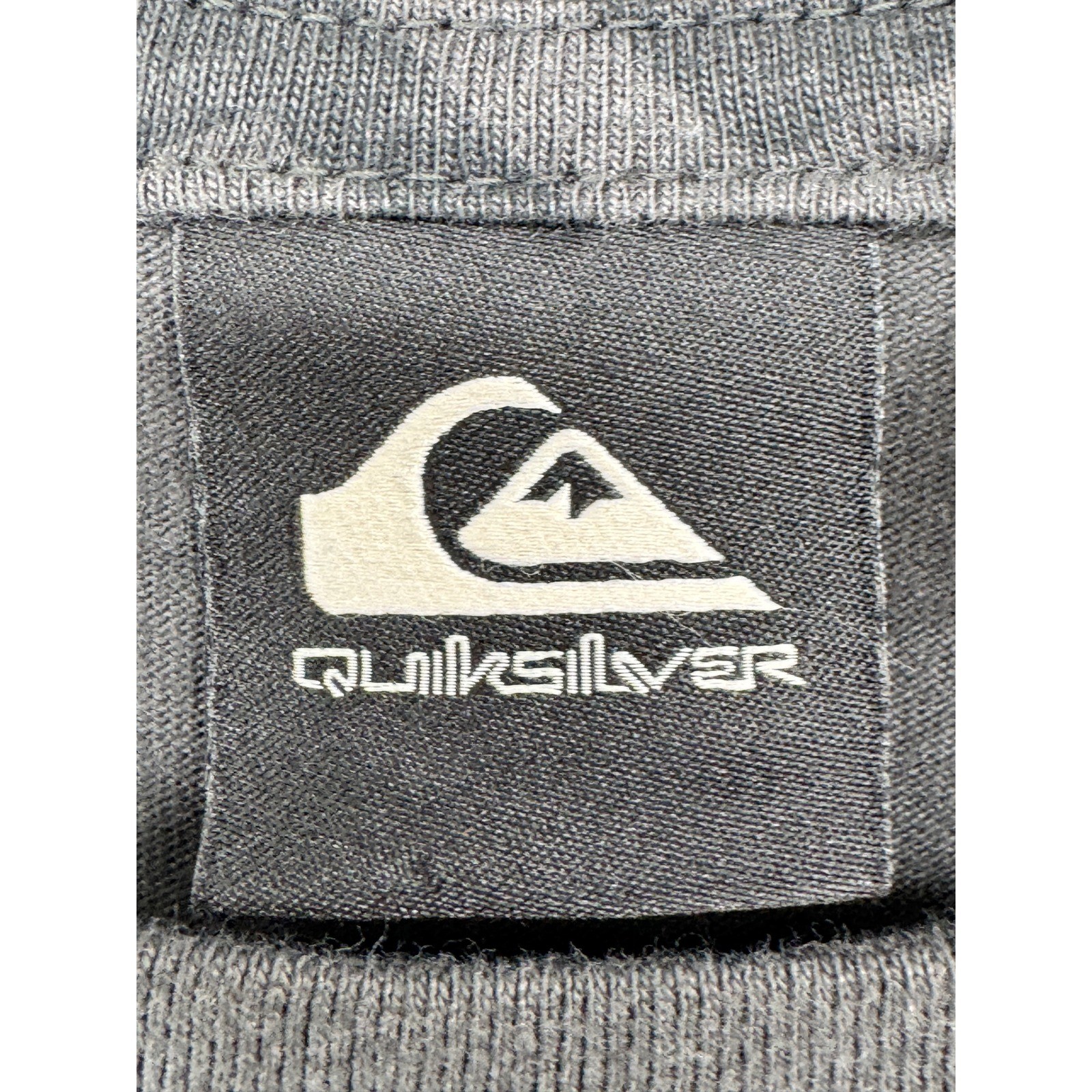 Quiksilver T-Shirt Mens XL Black Good Chevron Zigzag Pocket Logo Tee 2735 gallery
