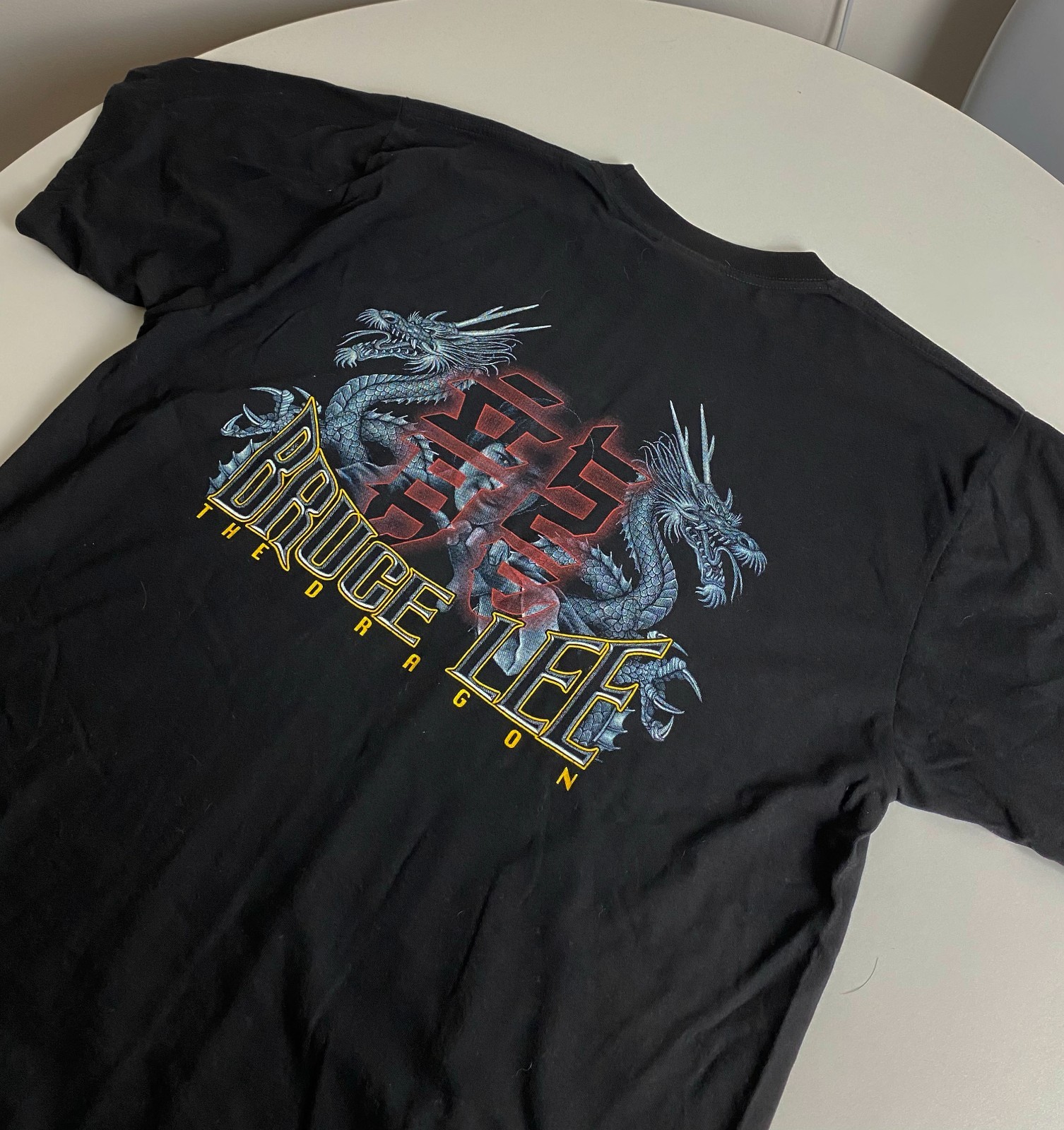 Vintage Size XL [ BRUCE LEE T-Shirt ] Graphic T-shirt The Roxx 100% Cotton gallery