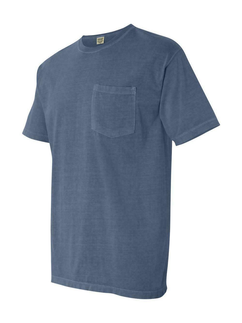 COMFORT COLORS 6030 Adult Pocket Tee - 3 First Quality Shirts - Assorted Colors gallery