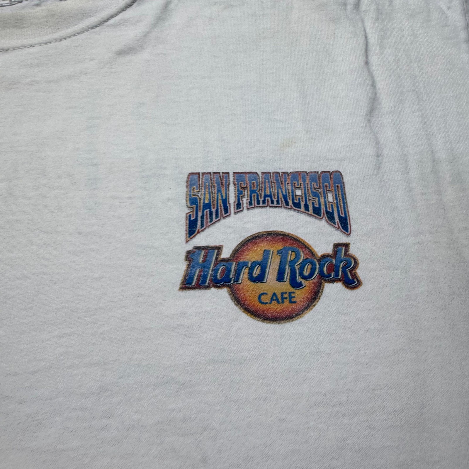 Vintage Y2K Hard Rock Cafe San Francisco California Graphic Souvenir T-Shirt XL gallery