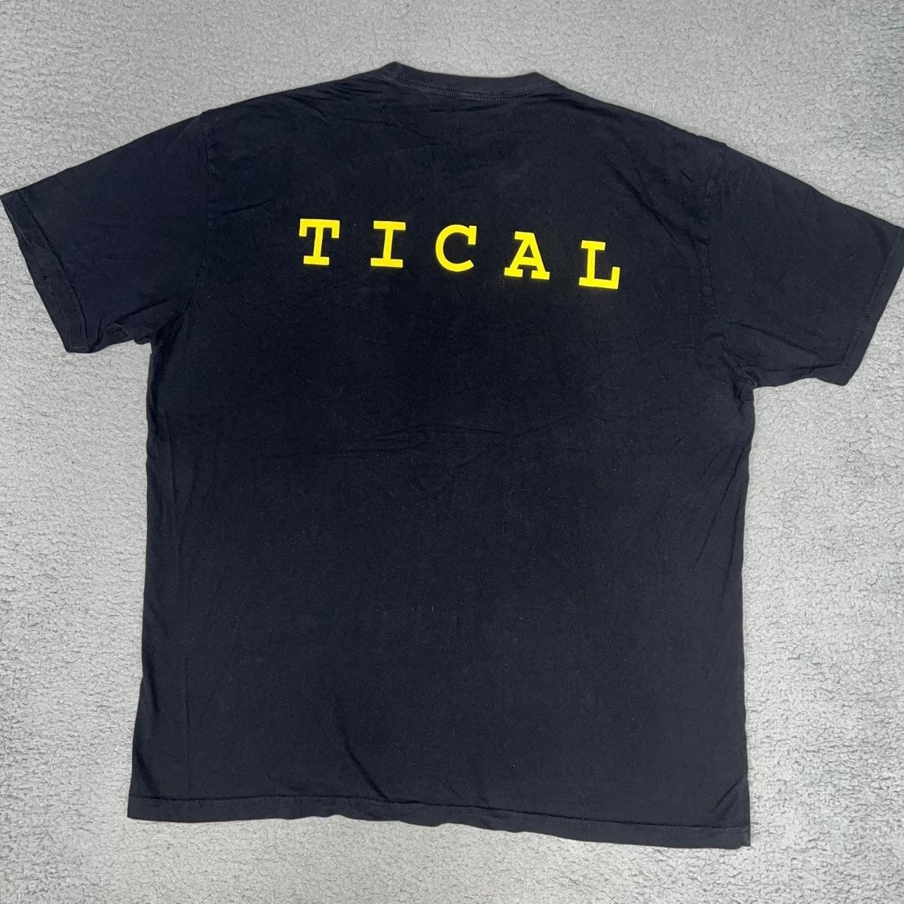Method Man Tical Bees T Shirt Men's Size 2XL XXL Black Wu-Tang Clan 2-Sided Tee gallery