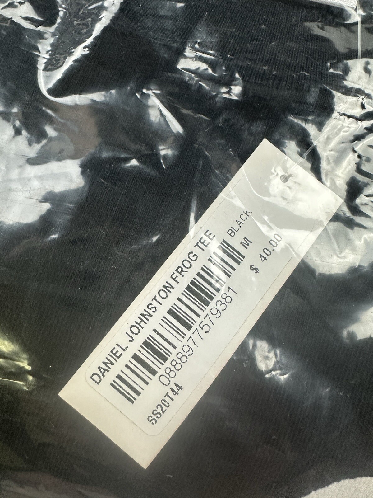 Supreme Daniel Johnston Frog T-Shirt Black Size Medium-Deadstock (brand new) gallery