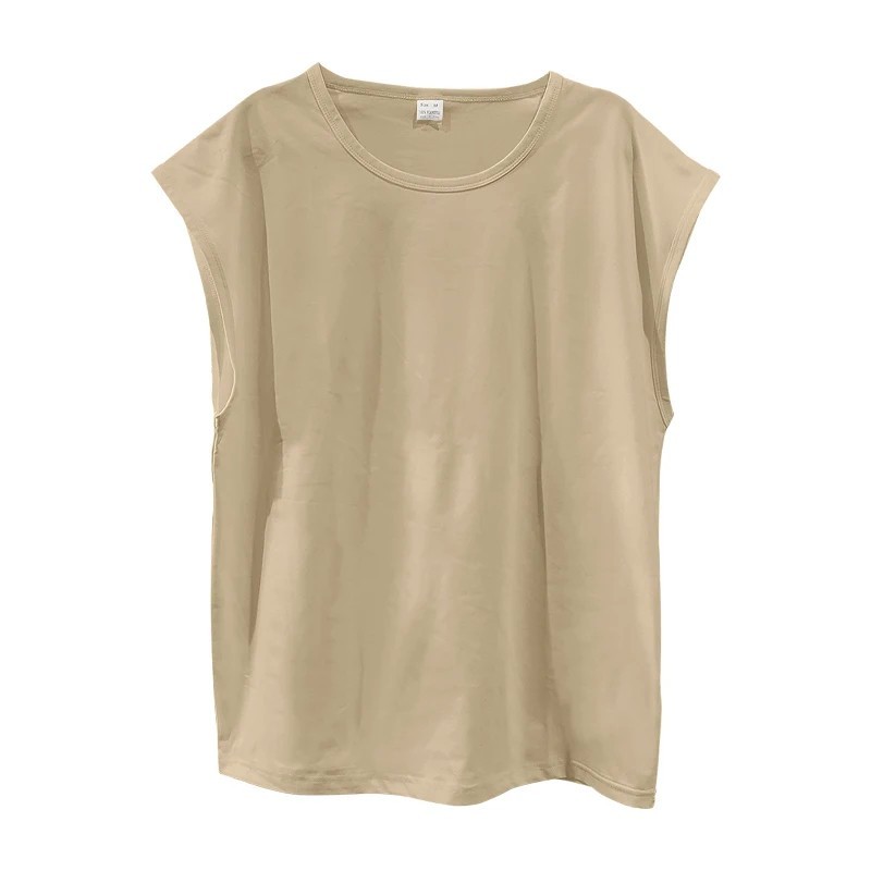 "Men's Sleeveless T-Shirt Summer Sports Vest Casual Loose Fit Top" gallery