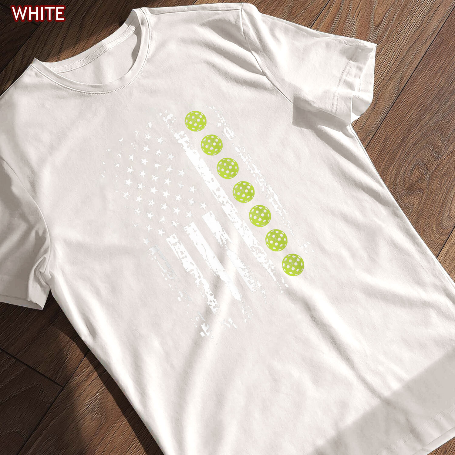 Pickleball Shirt American Flag Tee Gift for Pickleball Player Enthusiasts gallery