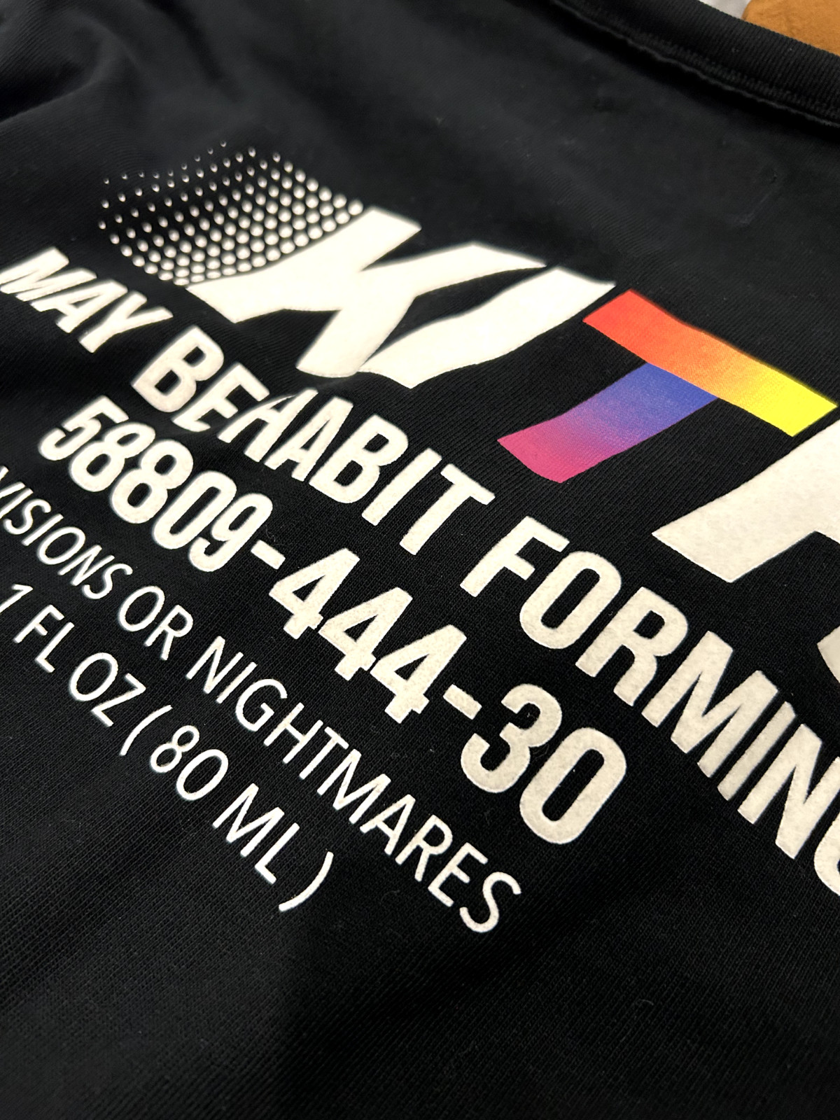 KITH "Habit Forming" Tee - Black - Size Large gallery