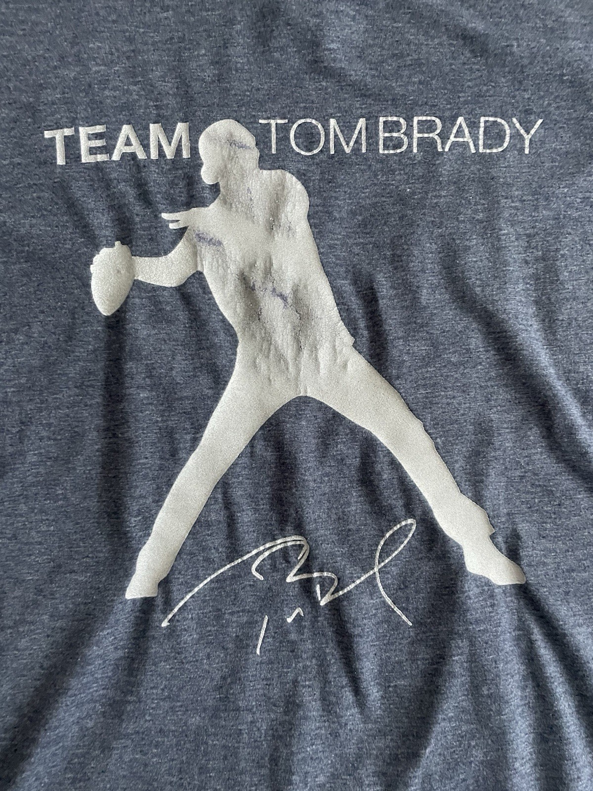 Team Tom Brady x Best Buddies T-Shirt (Men's Large) Sillohuette 2-Sided #12 TB12 gallery