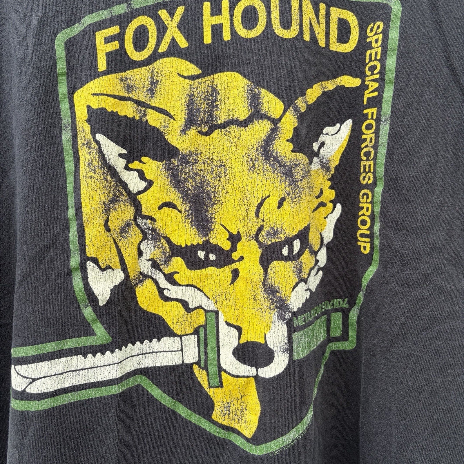 Vintage Metal Gear Solid 4 Fox Hound Promo Tee Shirt Mens Medium 2011 Y2K gallery