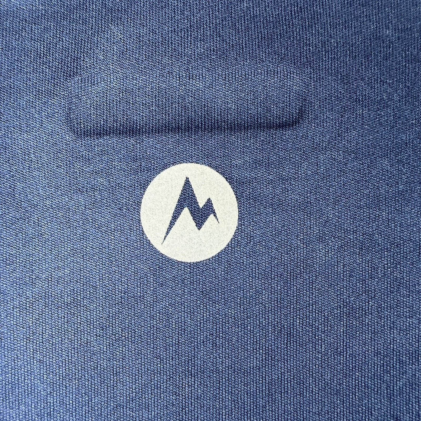 Marmot Mens XXL Long Sleeve Performance Shirt Navy Blue Graphic Logo Activewear gallery