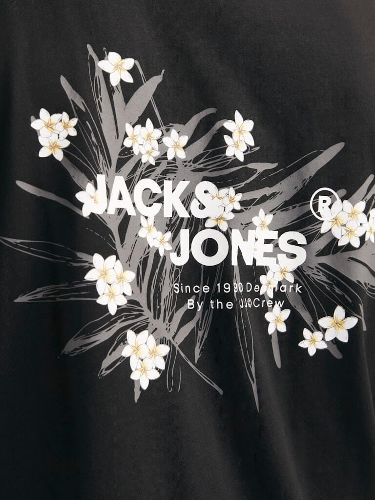 Jack & Jones 1 Pack JJHAWAII Crew Neck 100% Cotton Relaxed Fit T-Shirt gallery
