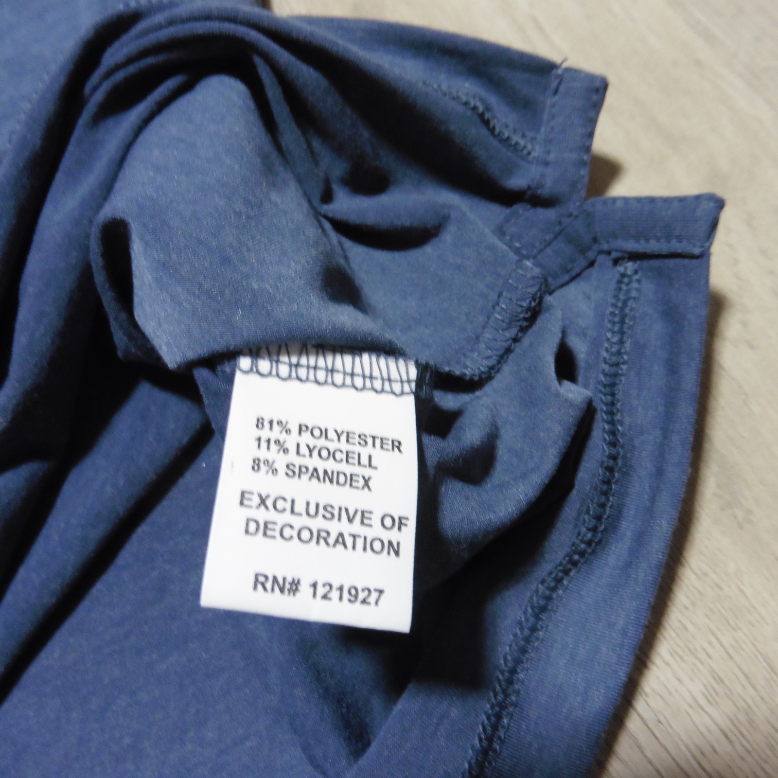 JOHNNIE O Mens XL COURSE T SHIRT FEATHERWEIGHT PERFORMANCE GOLF WAKE BLUE NAVY gallery