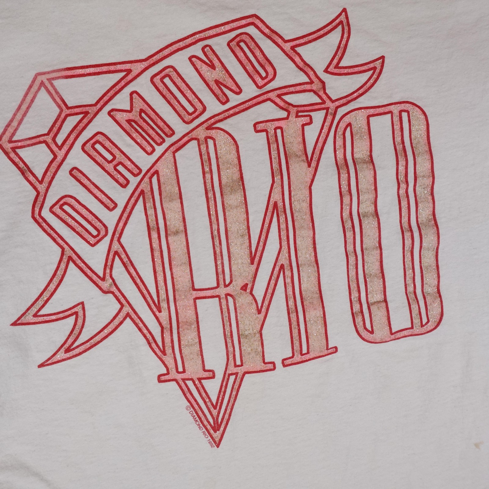 Vintage Diamond Rio Shirt Mens XL White In A Week Or Two 90s Band Graphic Tee gallery