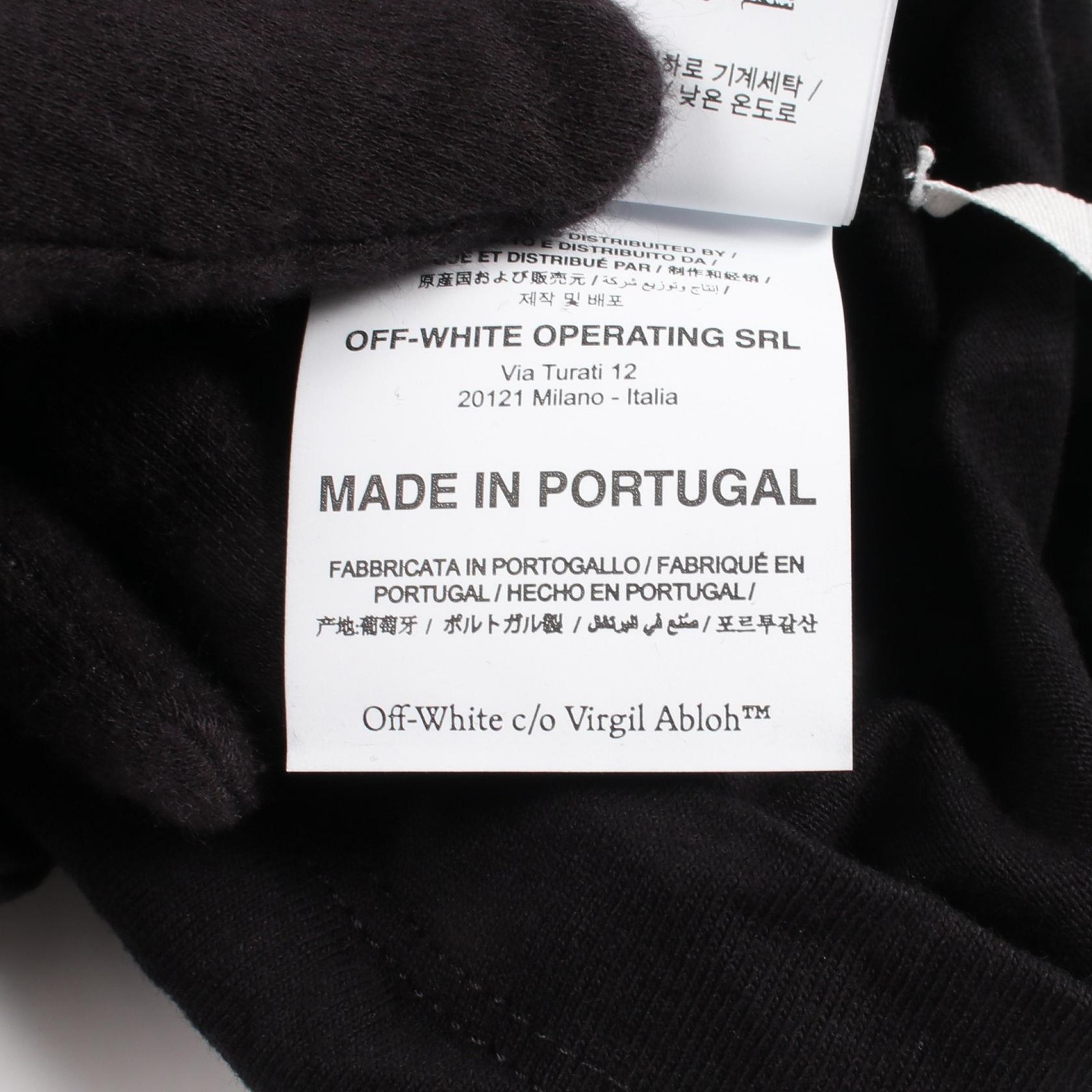OFF-WHITE CARAVAGGIO S OVER TEE Cotton T shirt - DUTY FREE gallery