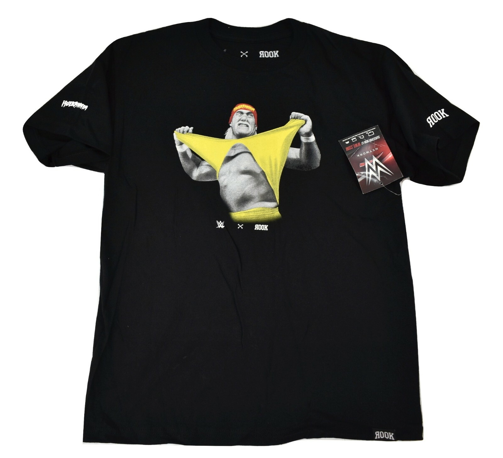 WWE + Rook Mens Hulk Hogan Hulkamania Wrestling Classic Graphic Shirt NWT S-2XL gallery