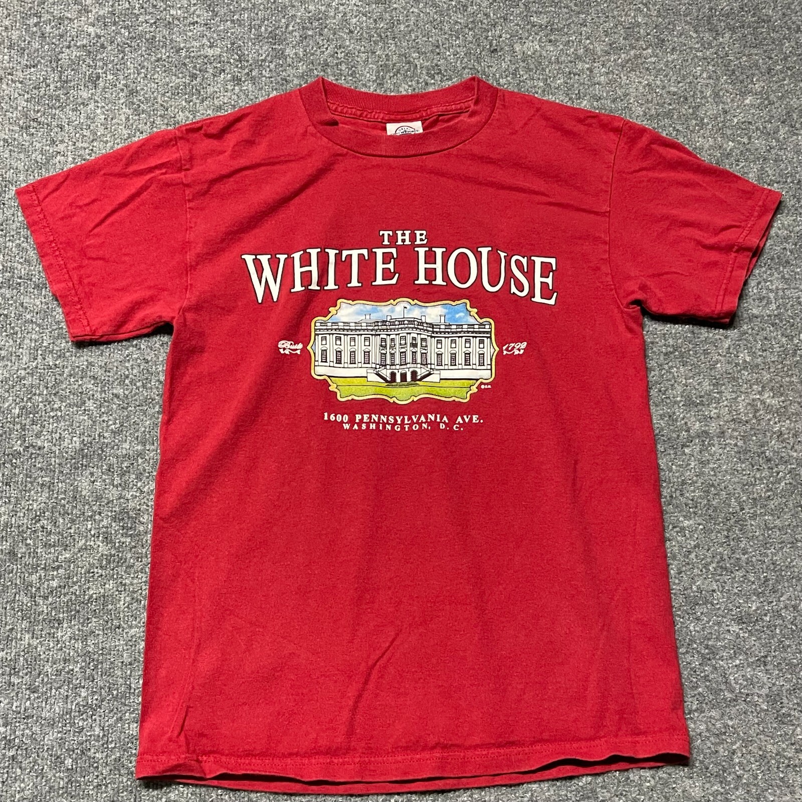 The White House Shirt Adult Small Red Smithsonian Institution Washington DC USA gallery