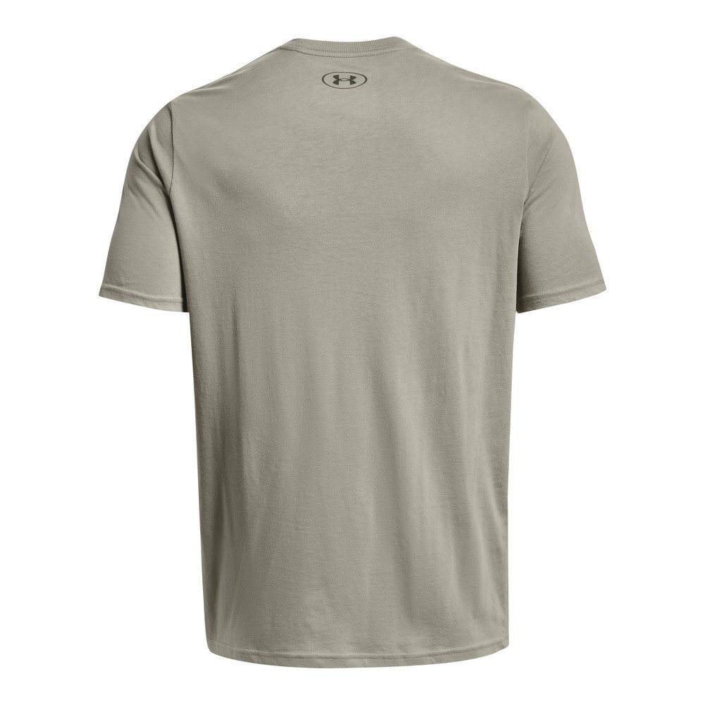 Under Armour 1361903 Men's UA Stacked Logo Fill T-Shirt, Grove Green, 3X-Large gallery