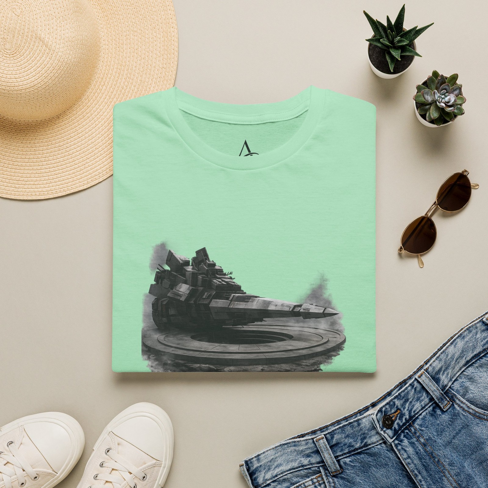 Ink Wash Nature Abstract Tank Tee gallery
