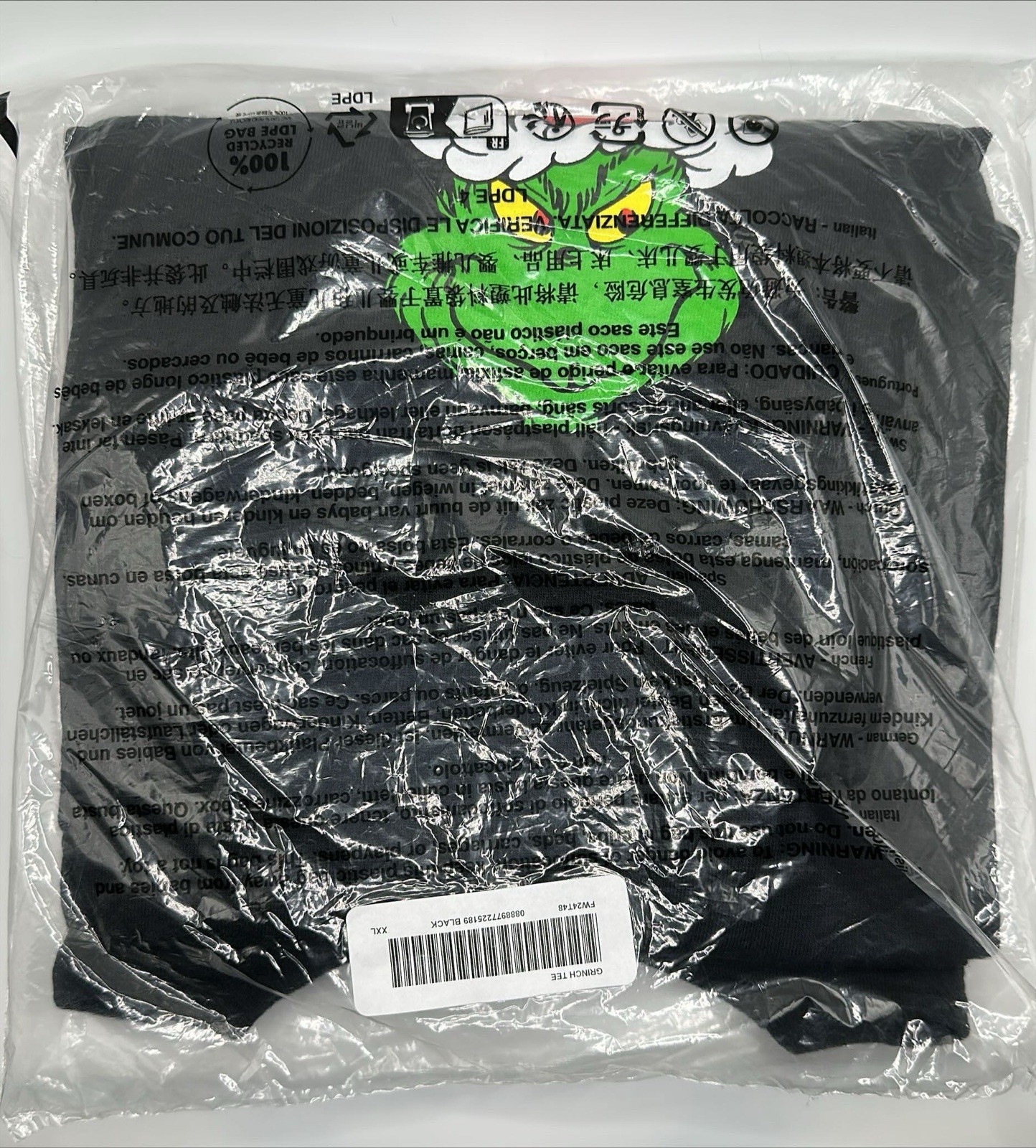 Supreme Grinch Tee Black XXL IN HAND FW24 gallery