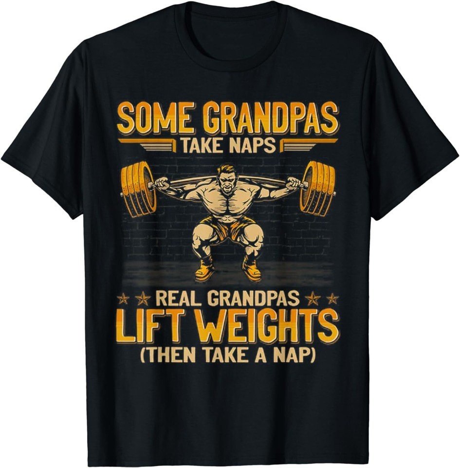 New Weightlifting Some Grandpas Gift Idea Premium Shirt Made in USA Size S to XL