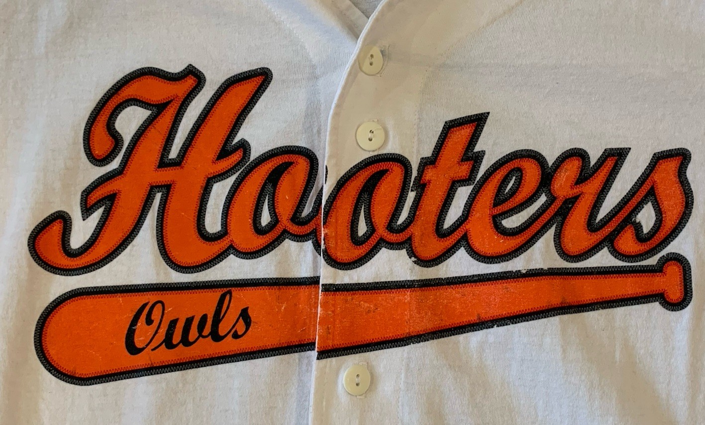 Vintage 90s Hooters Owls Baseball Jersey Men’s Size XXL 100% Cotton USA Made🔥 gallery