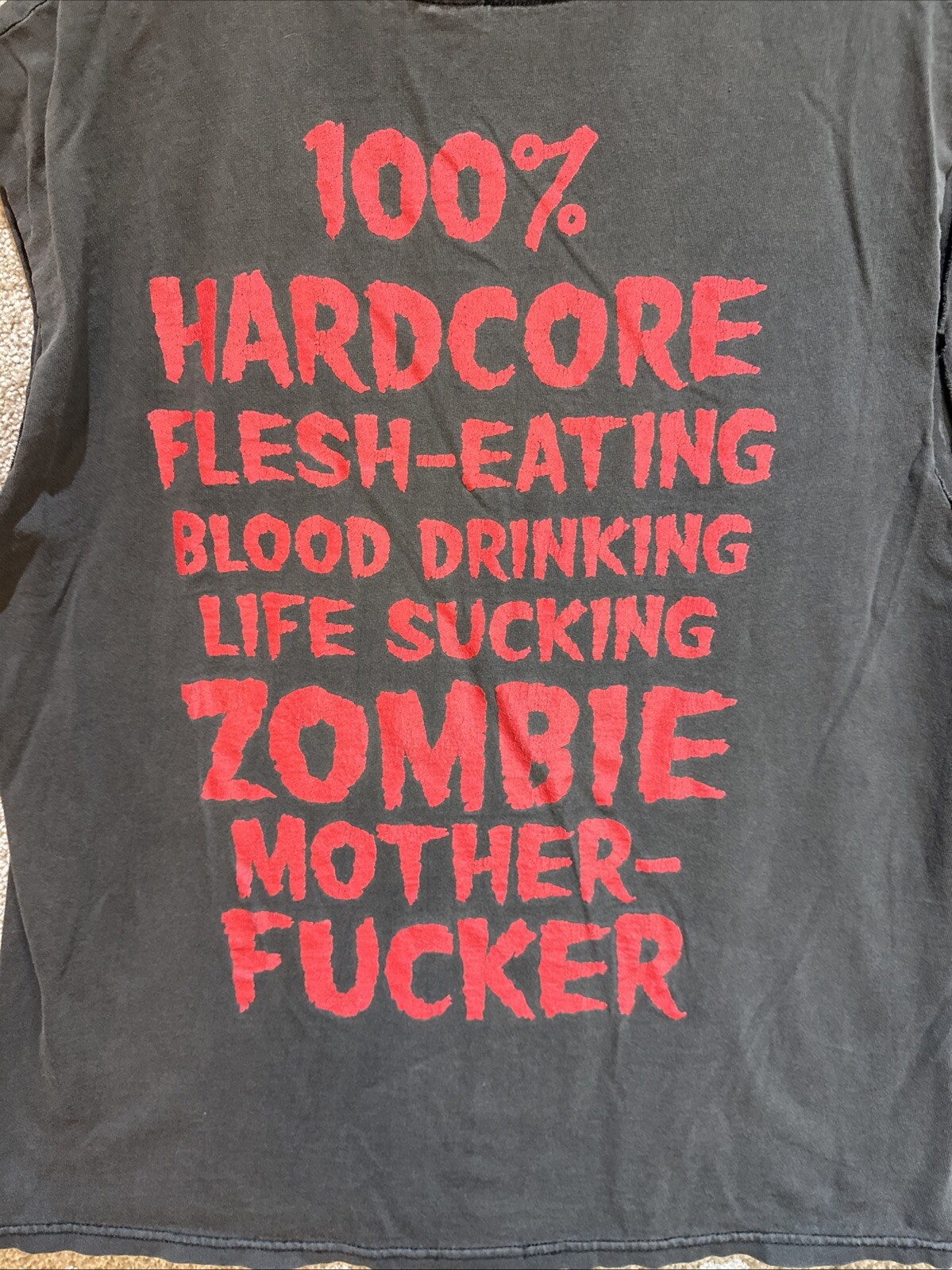 Vintage Winterland Rob Zombie Authentic Sleeveless Cut Off T-Shirt Size Large gallery