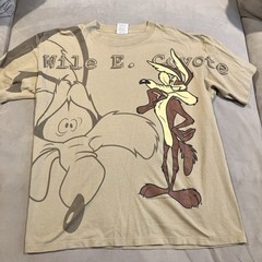 Vintage – Wild Oats – Wile E Coyote – T Shirt – Looney Tunes – Single Stitch – L
