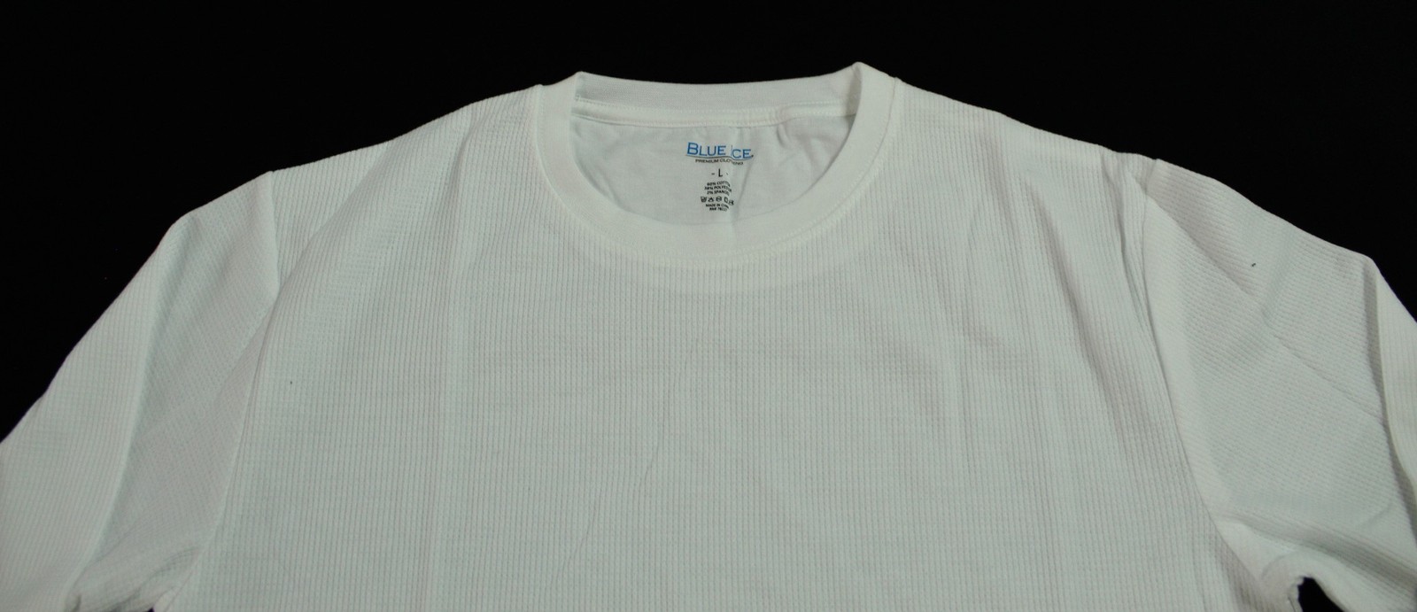 Blue Ice Men's Modern Fit Waffle-Knit Classic Thermal T-Shirt AP2 White Large gallery
