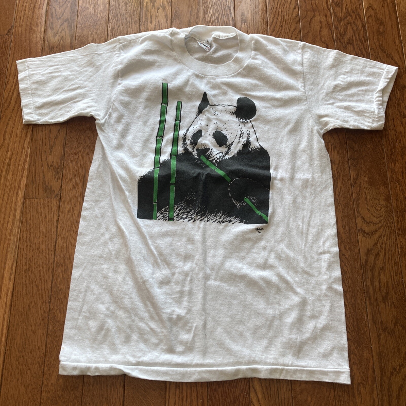 vintage 1986 Kanavel Panda Small (34-36) Stedman t shirt Made In USA