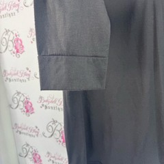 Emirates long sleeve buttons plane flying Classic Black Long Sleeve Henley