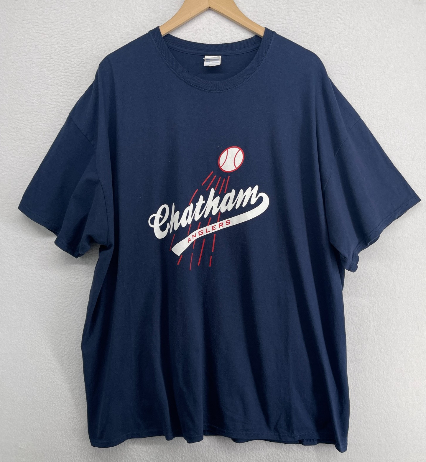 CHATHAM ANGLERS Shirt Adult 3XL Cape Cod Baseball League Team MA Cotton Blue gallery