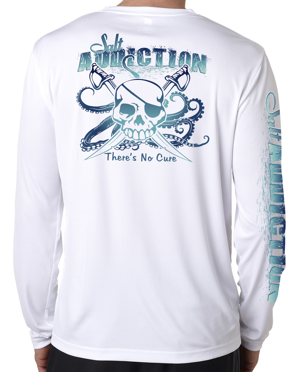 Salt Addiction t shirt Saltwater microfiber fishing long sleeve 50+ uv life gallery