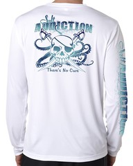 Salt Addiction t shirt Saltwater microfiber fishing long sleeve 50+ uv life