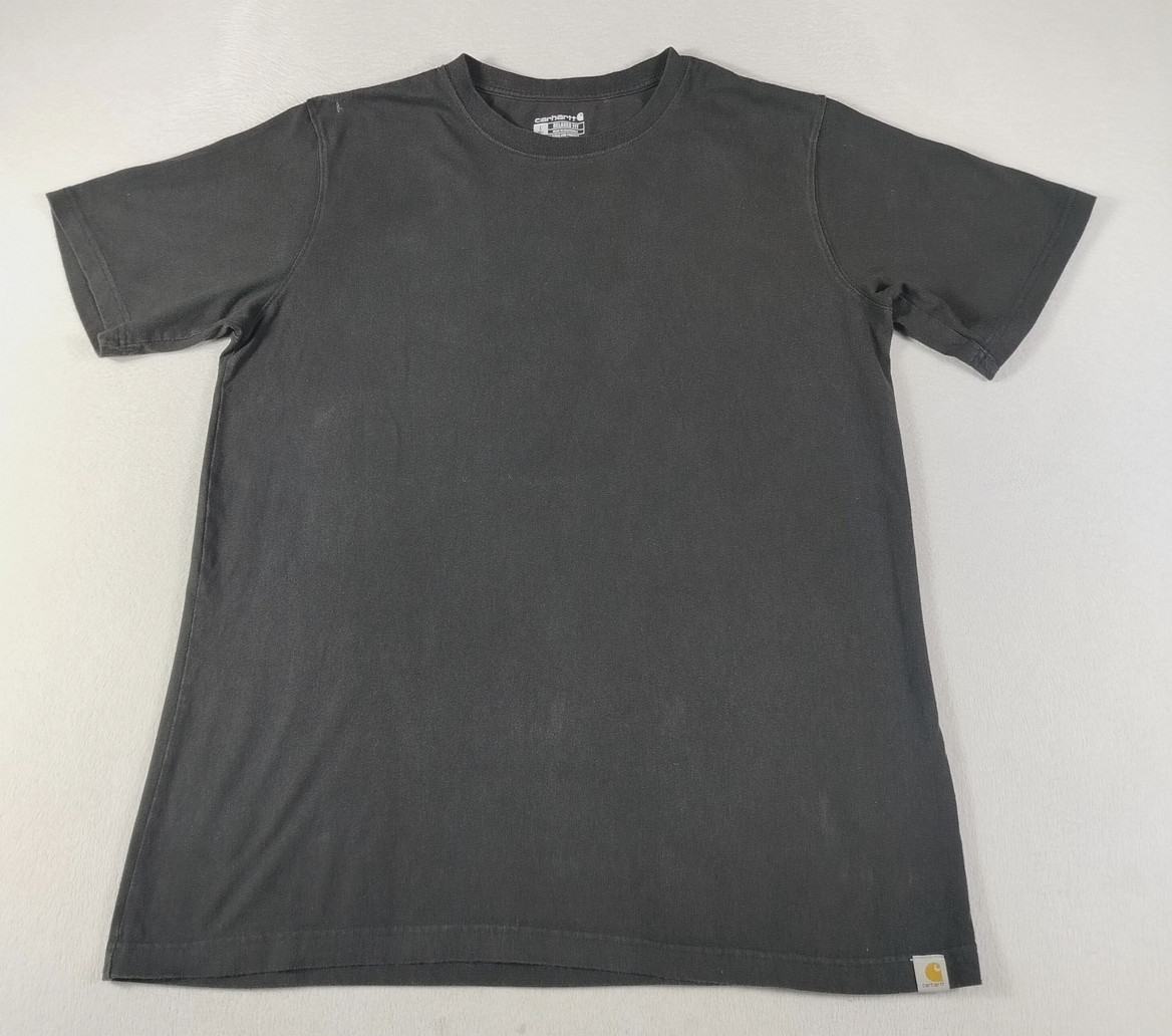 Carhartt Shirt Mens Large Tall Black Relaxed Fit Workwear Durable Heavy Duty gallery