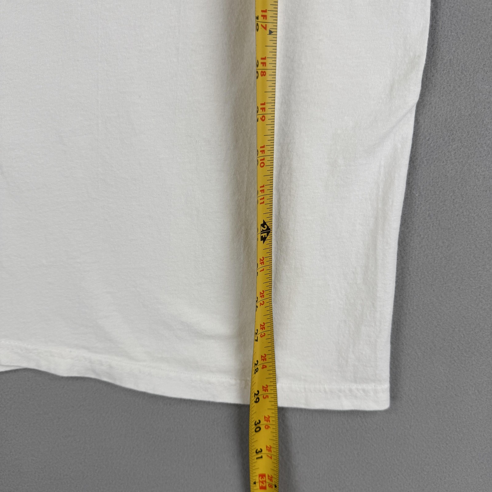 DIVE-44 Shirt Mens Large White Shark Ocean Graphic Rodney Fox Tee Made USA gallery