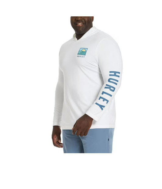 Hurley Men's Hooded UV Tee- Asst colors/sizes gallery
