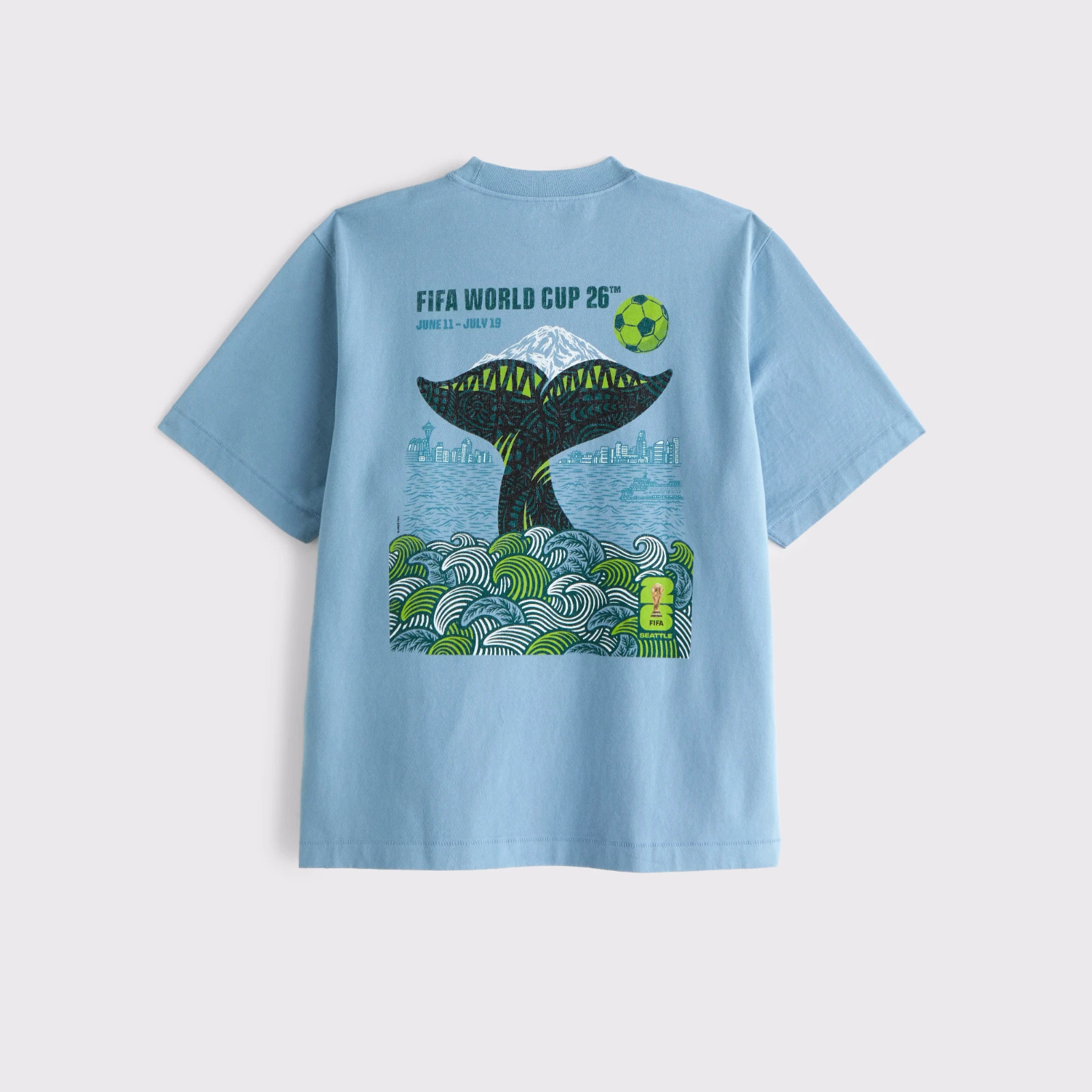 Abercrombie & Fitch FIFA World Cup Seattle Graphic Premium Heavyweight 2.0 Tee gallery