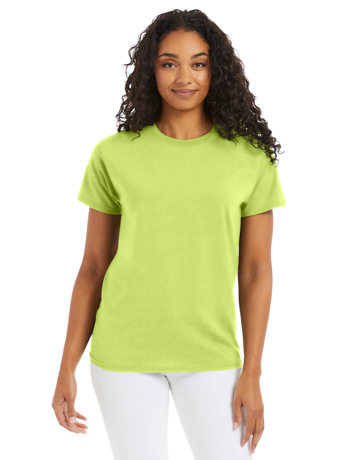 Hanes Mens T-Shirt Short Sleeve ComfortBlend EcoSmart Crewneck Plain Blank S-4XL gallery