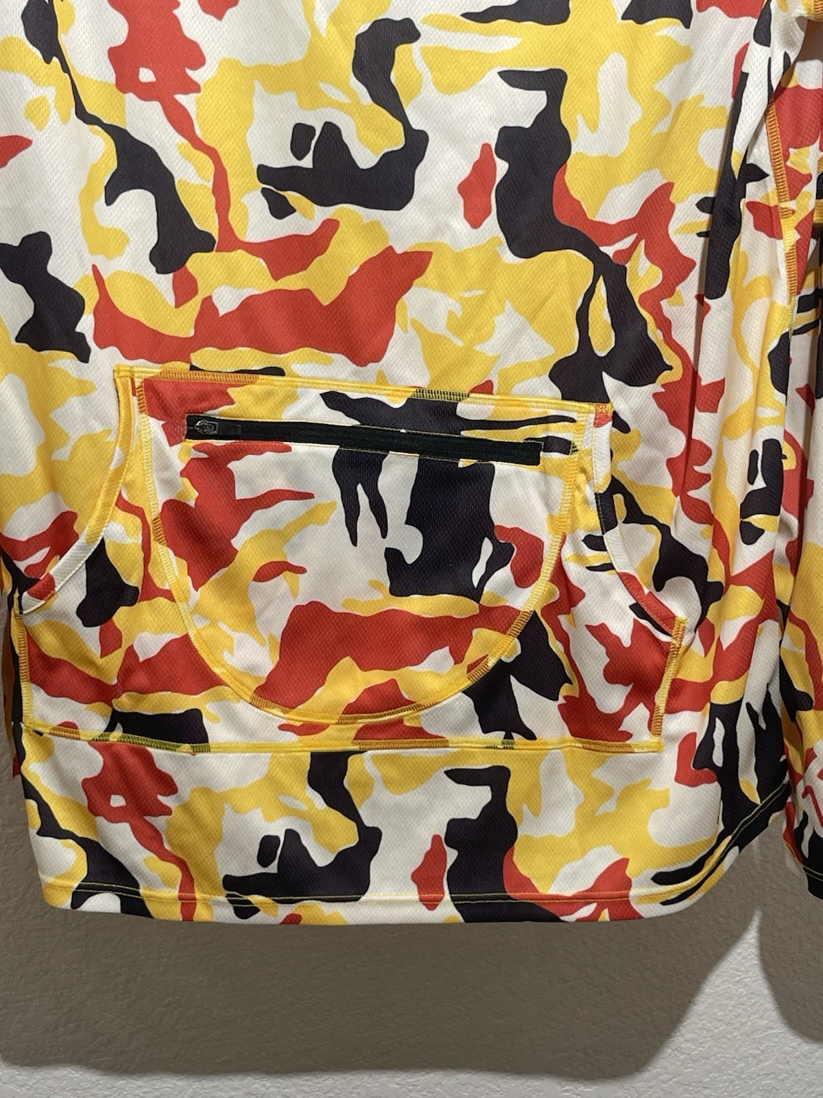 Zero Foxtrot Large HOODED RASH SHIRT W/KANGAROO POCKET MULTI COLOR CAMO gallery