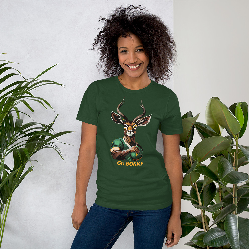Springbok Supporter Soft and Lightweight Unisex T-shirt South African Rugby gallery