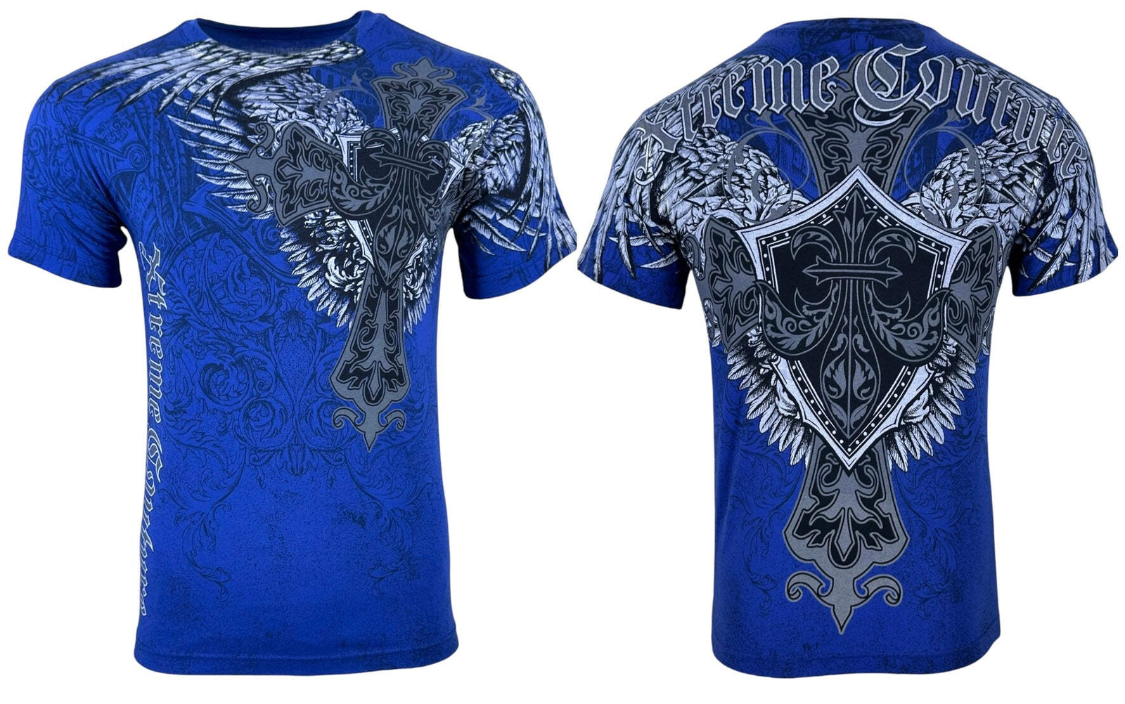 Xtreme Couture By Affliction Men's T-shirt Long View Biker Tattoo S-5XL gallery