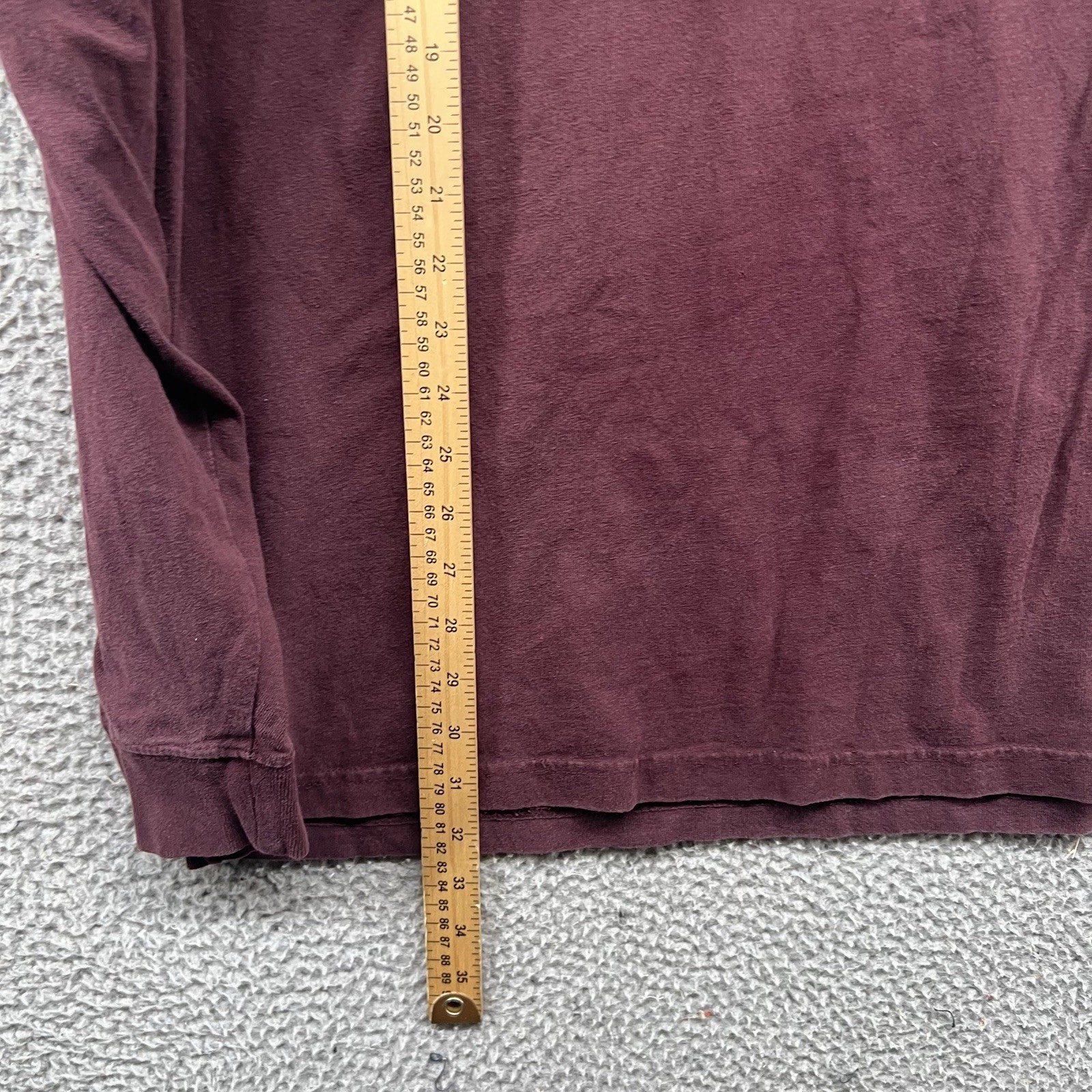 Carhartt Shirt Mens Large Tall LT Red Pocket T Relaxed Loose Long Sleeve Crew gallery