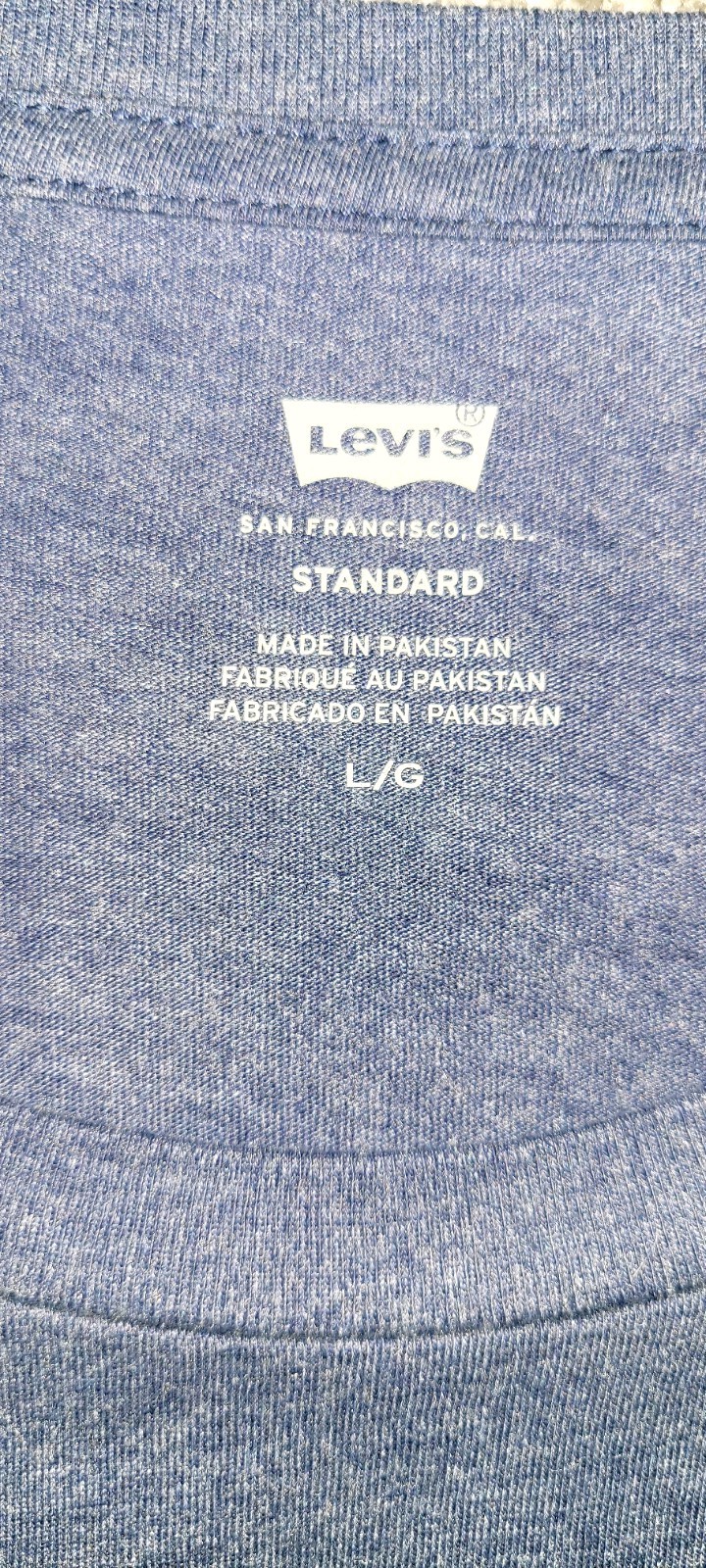 Levi's Men's Short Sleeve Tri-blend T-Shirt Size Large gallery
