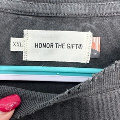 Honor The Gift HTG Ready For Action Tee Mens 2XL Black NWT Distressed Oversized