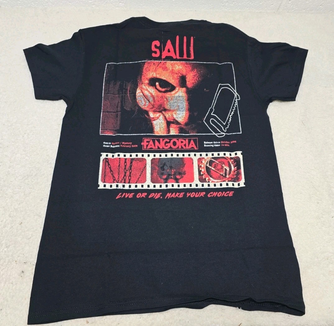 Fangoria SAW Billy Puppet Graphic T-Shirt Men's Size Small (Fang) gallery