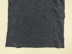 Wallace Barnes Shirt Men Medium Waffle-Knit Henley Thermal Minimal Heather Navy