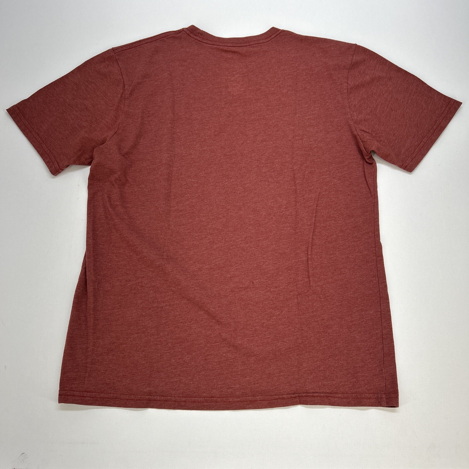 North Face Standard Fit 50 Cotton 50 Poly Short Sleeve T-shirt Men M Light Red gallery